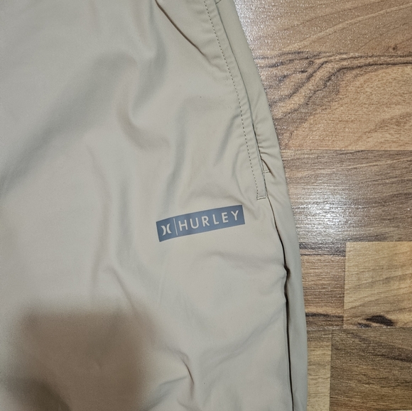 NWT Hurley Bootcamp Block Logo Active Jogger Pants Mens  XL Beige - Picture 2 of 10
